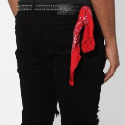 Saint Morta Bandana Summum Jean Black/Red 17 Saint Morta Bandana Summum Jean Black/Red -Nuvora Fit Sales 03004252 YB004 mens 080