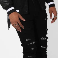 Saint Morta Bandana Summum Jean Black/White 12 Saint Morta Bandana Summum Jean Black/White -Nuvora Fit Sales 03004252 YB012 mens 00030