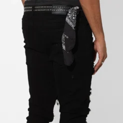 Saint Morta Bandana Summum Jean Black/White 17 Saint Morta Bandana Summum Jean Black/White -Nuvora Fit Sales 03004252 YB012 mens 00080