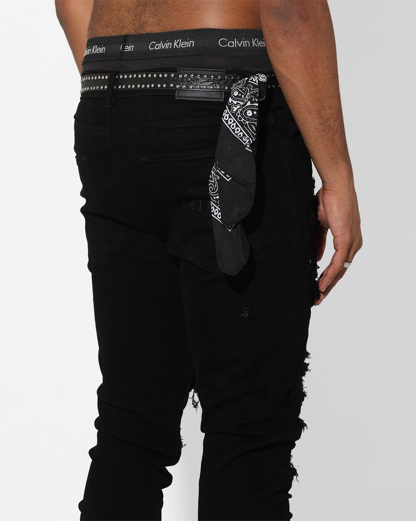 Saint Morta Bandana Summum Jean Black/White 10 Saint Morta Bandana Summum Jean Black/White - Image 8