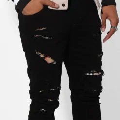 Saint Morta Prima Summum Jeans Black/Stone -Nuvora Fit Sales 03005008 YB338 mens 00030