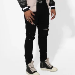 Saint Morta Prima Summum Jeans Black/Stone -Nuvora Fit Sales 03005008 YB338 mens 00050