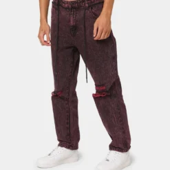 The Anti Order Post Dated Relaxed Jeans Acid Pink