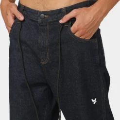 The Anti Order Post Dated Relaxed Jeans Dark Indigo -Nuvora Fit Sales 03006986 YD033 mens 0070