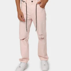 The Anti Order Post Dated Relaxed Jeans Pastel Pink