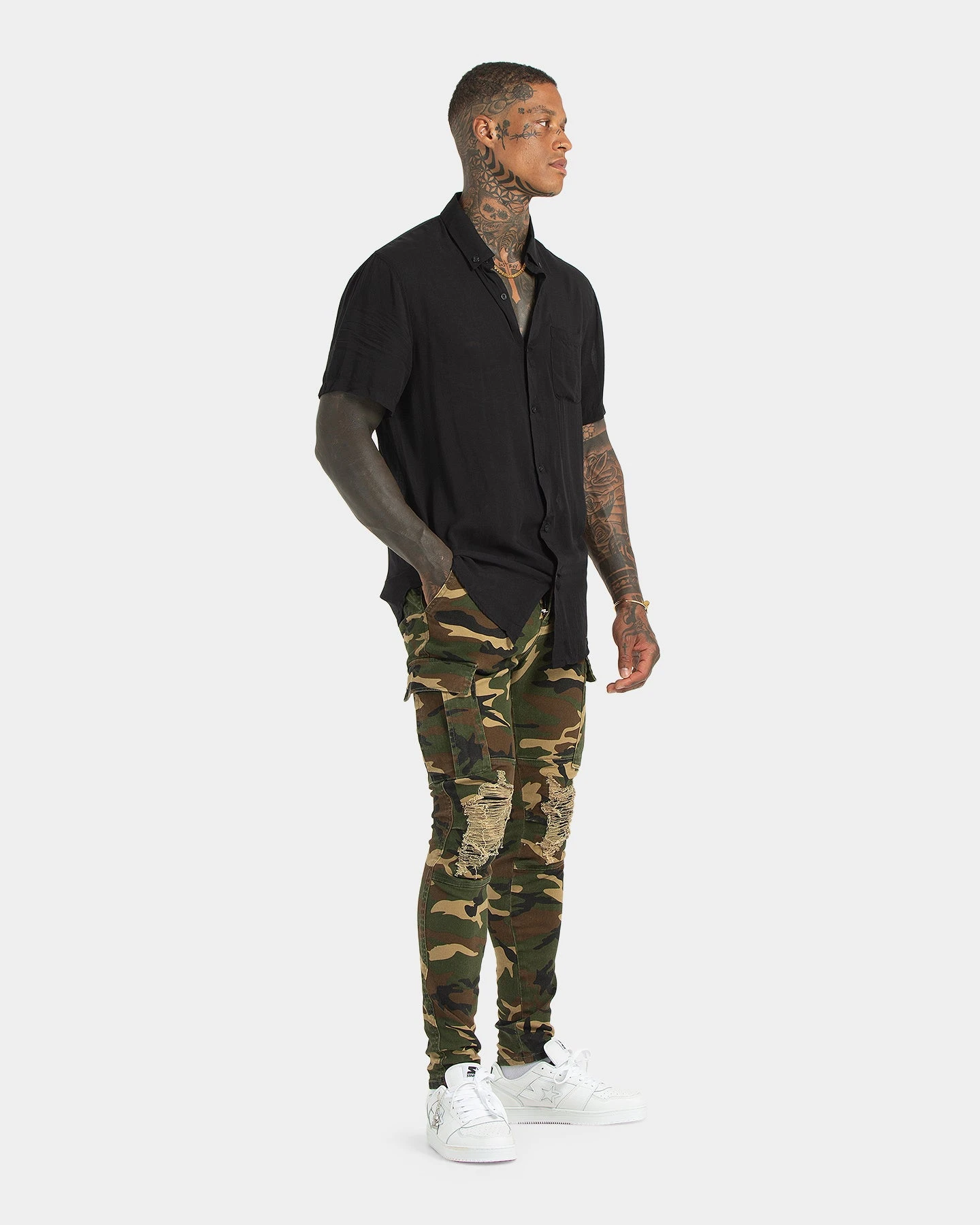 XXIII Sergeant Camo Ripped Jeans Camo 4 XXIII Sergeant Camo Ripped Jeans Camo - Image 2