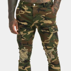 XXIII Sergeant Camo Ripped Jeans Camo 11 XXIII Sergeant Camo Ripped Jeans Camo -Nuvora Fit Sales 03007590 YC001 mens 031