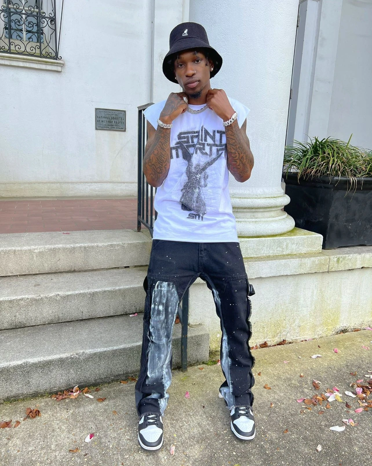 XXIII Frayed Seam Jeans Black 4 XXIII Frayed Seam Jeans Black - Image 2