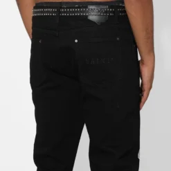Saint Morta Death Adder Relaxed Jeans Black -Nuvora Fit Sales 03008547 YB001 mens 80