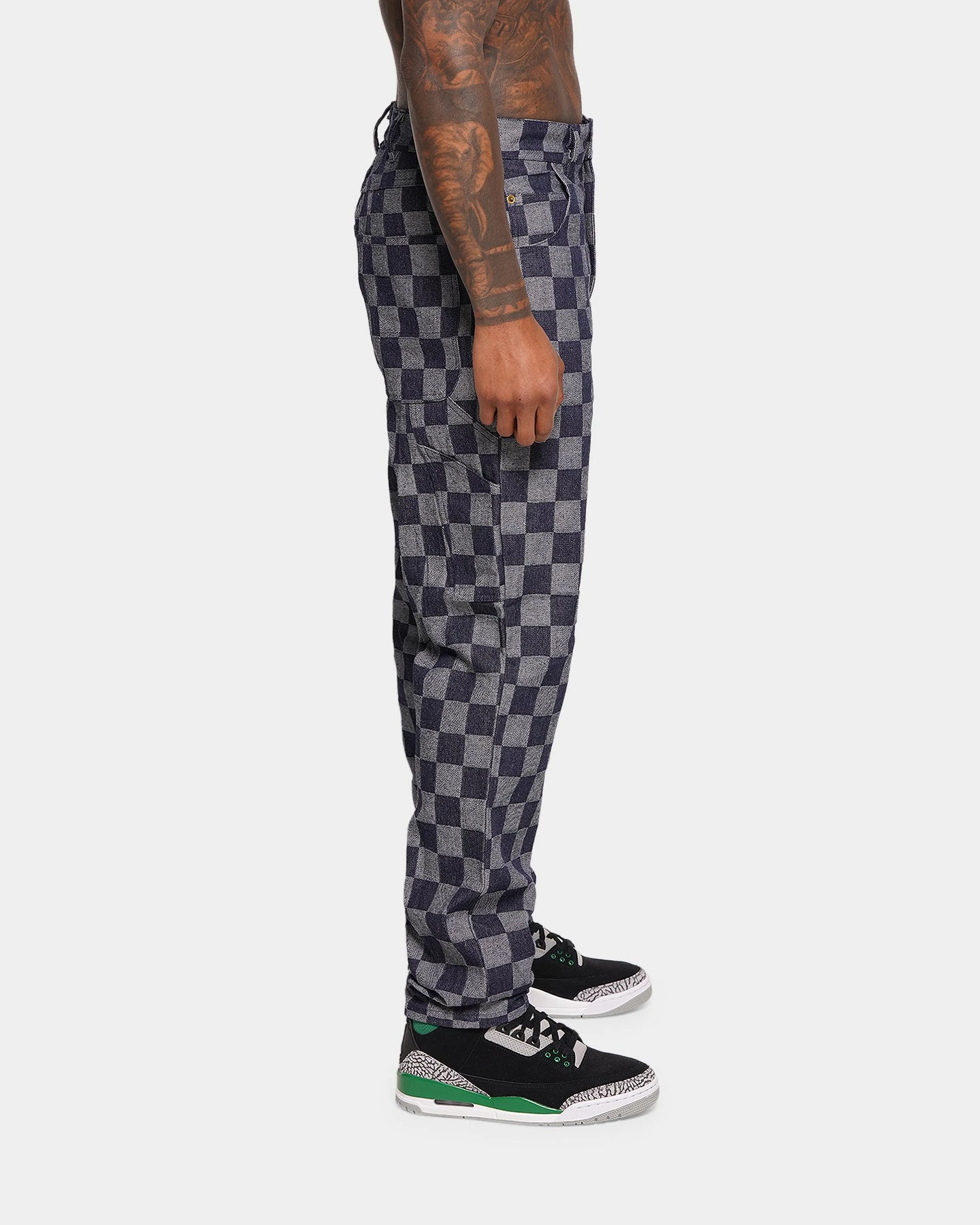 XXIII Checker Board Denim Jeans Blue 5 XXIII Checker Board Denim Jeans Blue - Image 3