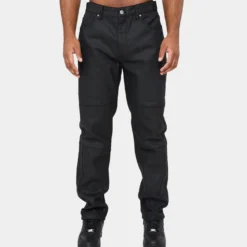 Carre Simplicite Waxed Slim Jeans Waxed Black -Nuvora Fit Sales 03008829 YW833 mens 0030