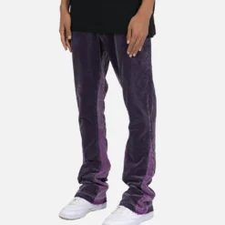 MNML B428 Corduroy Flare Denim Pants Purple -Nuvora Fit Sales 03009589 YP200 mens 00030