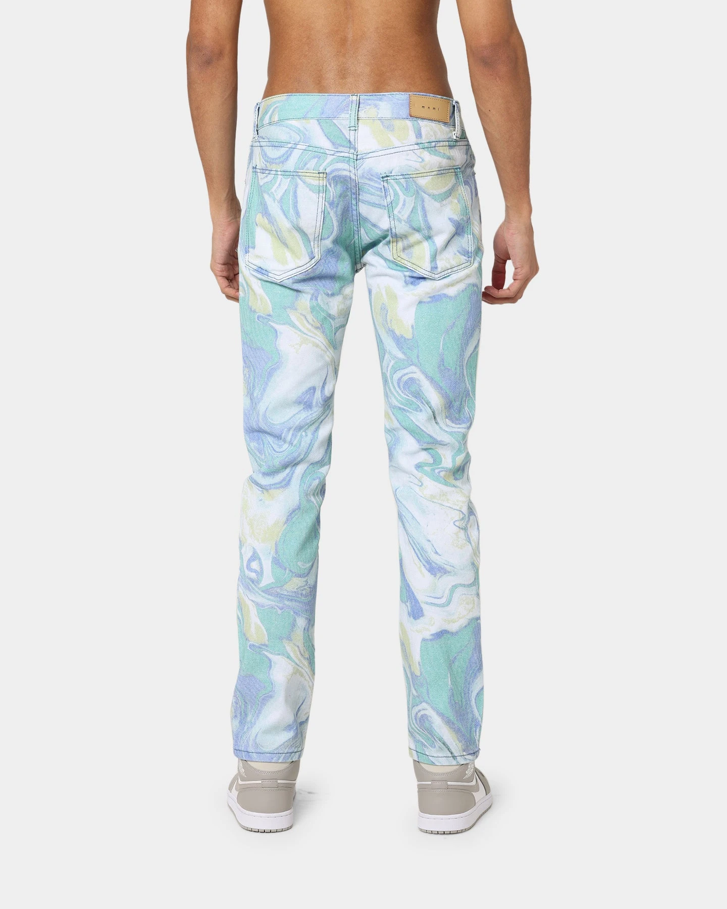 MNML D433 Spill Denim Jeans Blue/White 6 MNML D433 Spill Denim Jeans Blue/White - Image 4