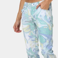 MNML D433 Spill Denim Jeans Blue/White 16 MNML D433 Spill Denim Jeans Blue/White -Nuvora Fit Sales 03009590 YX095 mens 0070 3a247f73 6870 40d6 a2ed 24893875d70a