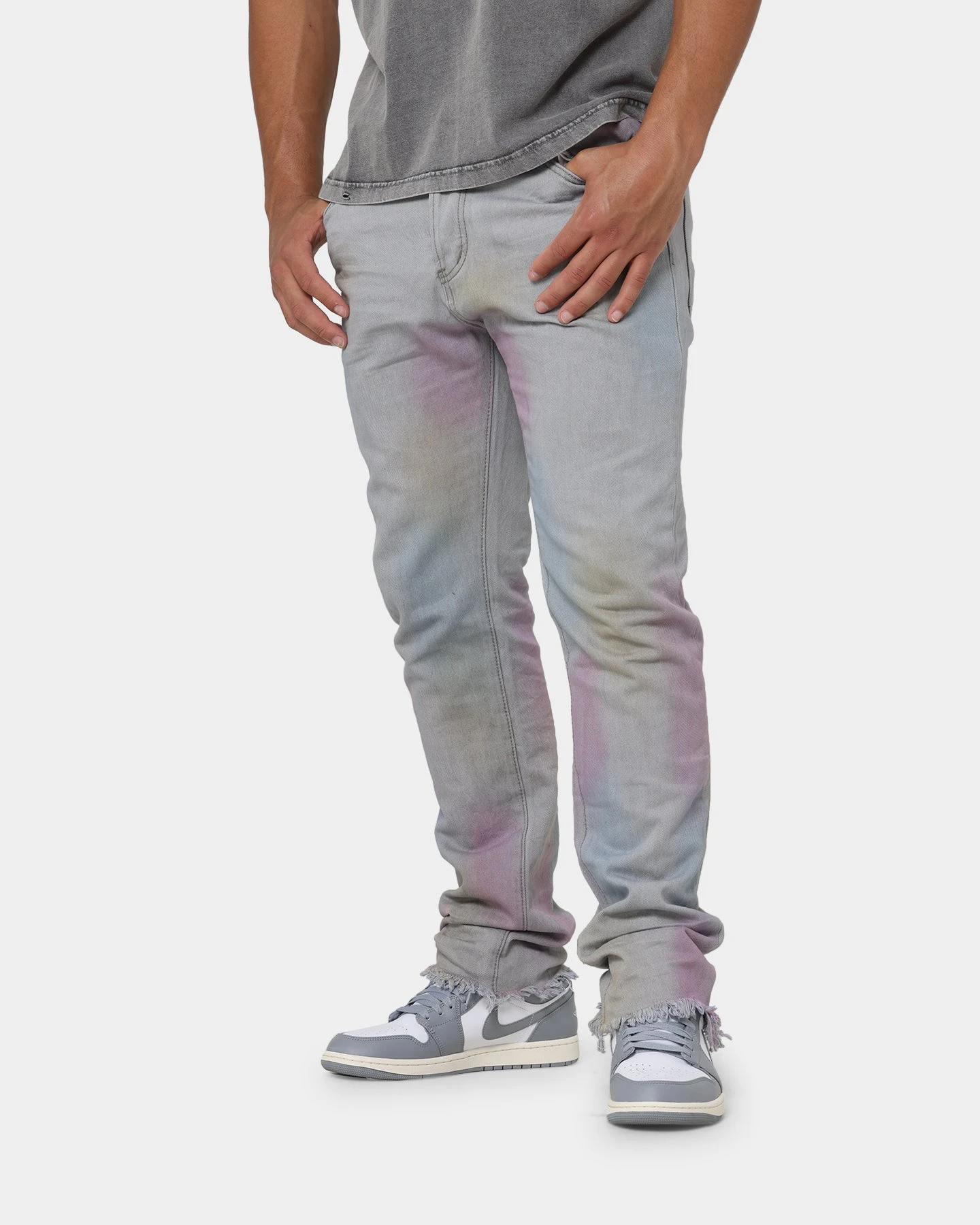 MNML D444 Colour Denim Jeans Purple 3 MNML D444 Colour Denim Jeans Purple