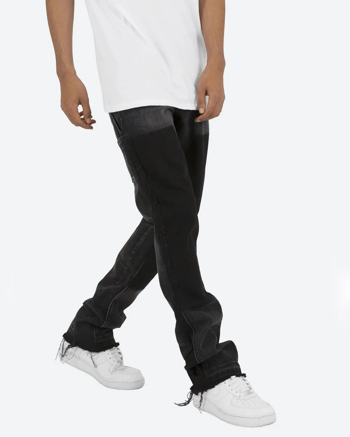 MNML B118 Flare Work Denim Jeans Black 4 MNML B118 Flare Work Denim Jeans Black - Image 2