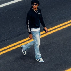 MNML B221 Flare Denim Jeans Blue