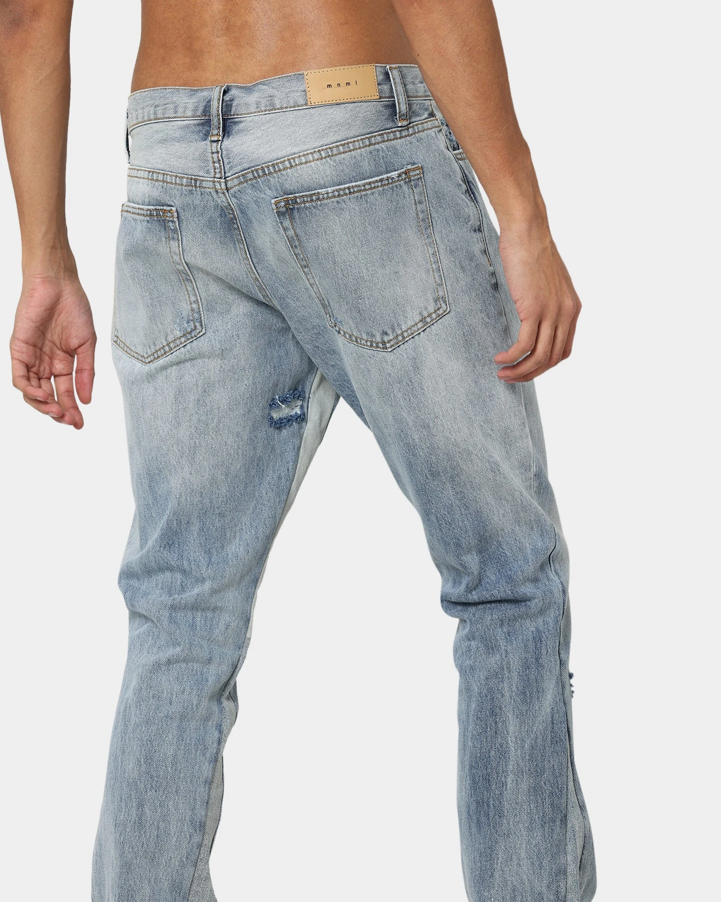 MNML B221 Flare Denim Jeans Blue 11 MNML B221 Flare Denim Jeans Blue - Image 9