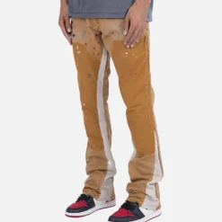 MNML B243 Flare Denim Jeans Brown -Nuvora Fit Sales 03009599 YX300 mens 0030 01cf3cd9 c90a 4d93 8635 26e6e5658c05