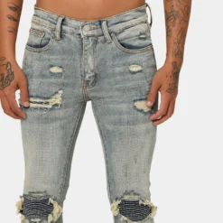 MNML X162 Stretch Denim Jeans Blue -Nuvora Fit Sales 03009603 YX001 mens 000030