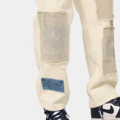 Loiter Utopia Patchwork Jeans Ecru 22 Loiter Utopia Patchwork Jeans Ecru -Nuvora Fit Sales 03009671 YE017 mens 00100