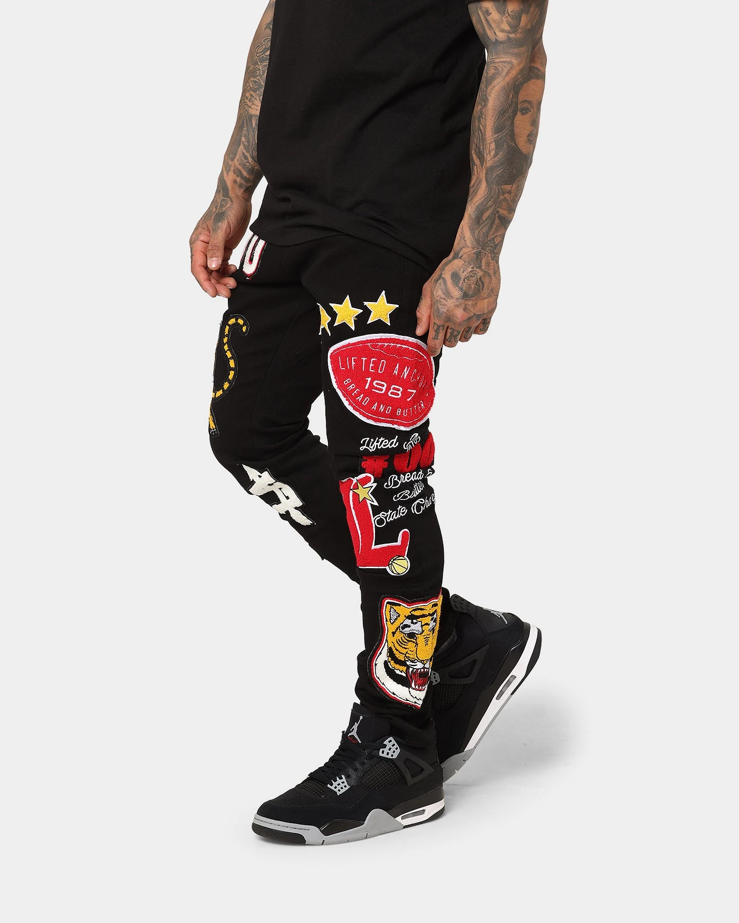 Lifted Anchors "Scholar" Denim Pants Black 8 Lifted Anchors "Scholar" Denim Pants Black - Image 6