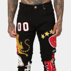 Lifted Anchors "Scholar" Denim Pants Black 16 Lifted Anchors "Scholar" Denim Pants Black -Nuvora Fit Sales 03009821 YB001 mens 070