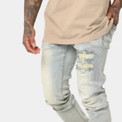 Lifted Anchors "Uniform" Denim Pants Blue -Nuvora Fit Sales 03009823 YX001 mens 0040