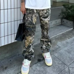 MNML V266 Camo Baggy Denim Jeans Camo