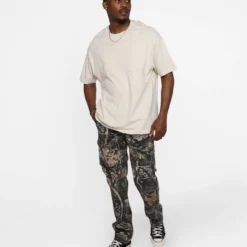 MNML V266 Camo Baggy Denim Jeans Camo -Nuvora Fit Sales 03009946 YC001 mens 0020
