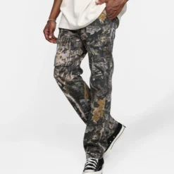 MNML V266 Camo Baggy Denim Jeans Camo -Nuvora Fit Sales 03009946 YC001 mens 0040