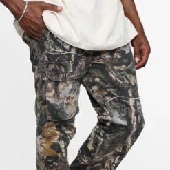 MNML V266 Camo Baggy Denim Jeans Camo -Nuvora Fit Sales 03009946 YC001 mens 0050