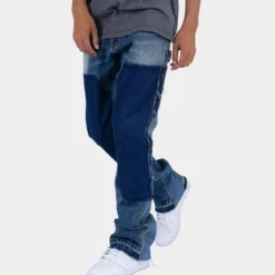 MNML B118 Flare Work Denim Jeans Blue -Nuvora Fit Sales 03010141 YX001 mens 0010