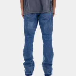 MNML B118 Flare Work Denim Jeans Blue -Nuvora Fit Sales 03010141 YX001 mens 0050
