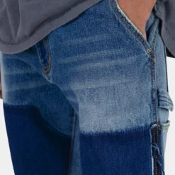 MNML B118 Flare Work Denim Jeans Blue -Nuvora Fit Sales 03010141 YX001 mens 0060