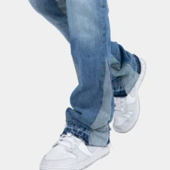 MNML B119 Flare Denim Jeans Blue -Nuvora Fit Sales 03010142 YX001 mens 0050