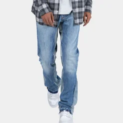 MNML B119 Flare Denim Jeans Blue -Nuvora Fit Sales 03010142 YX001 mens 0070