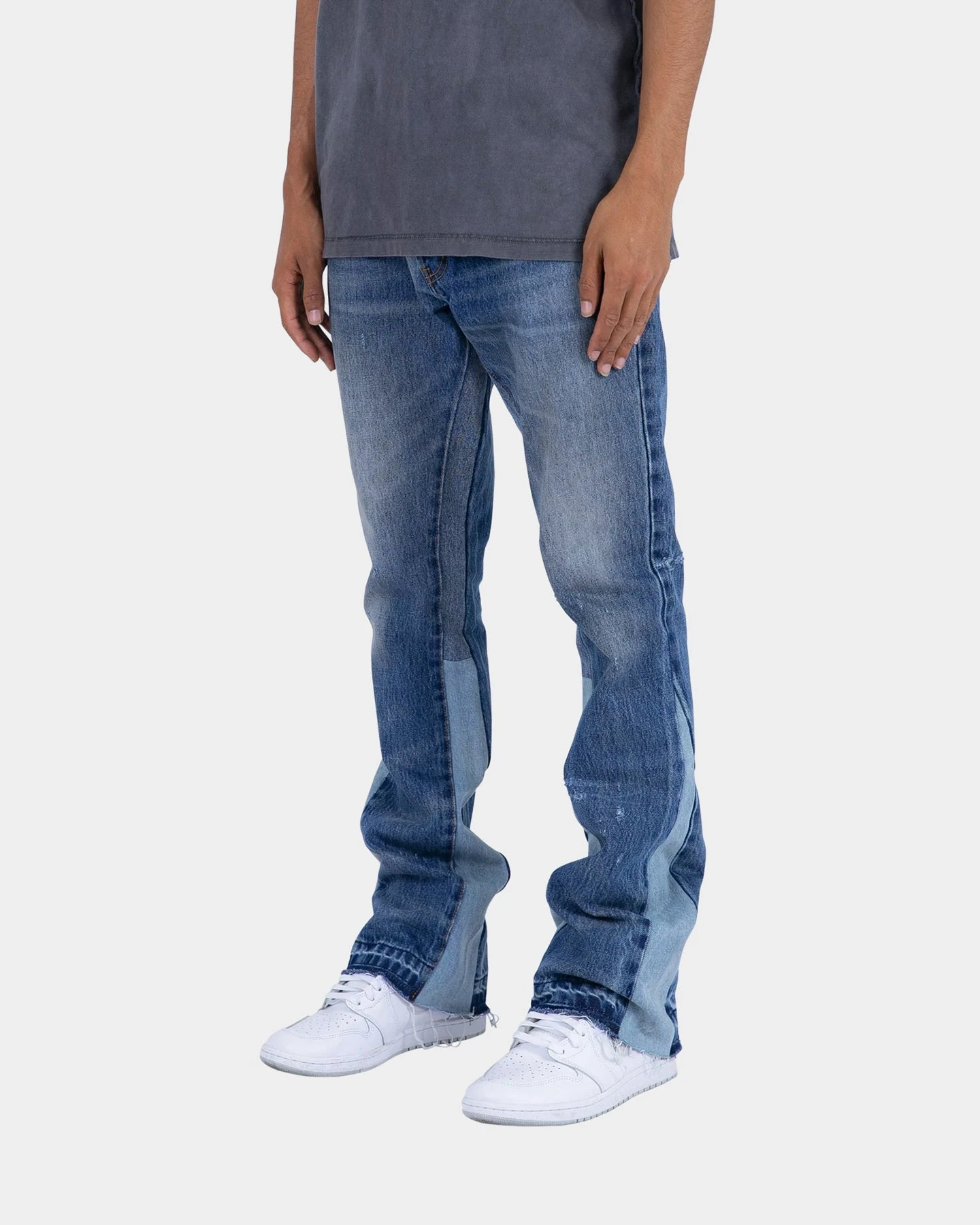 MNML B133 Flare Denim Jeans Blue 5 MNML B133 Flare Denim Jeans Blue - Image 3