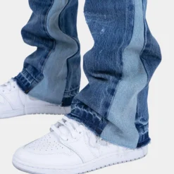 MNML B133 Flare Denim Jeans Blue 15 MNML B133 Flare Denim Jeans Blue -Nuvora Fit Sales 03010144 YX001 mens 0070