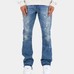 MNML B400 Flare Denim Jeans Blue -Nuvora Fit Sales 03010147 YX001 mens 0020