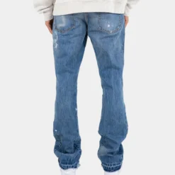 MNML B400 Flare Denim Jeans Blue -Nuvora Fit Sales 03010147 YX001 mens 0050
