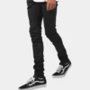 MNML X43 Stretch Denim Jeans Matte Black -Nuvora Fit Sales 03010193 YB297 mens 0010