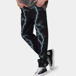 Loiter Lightning Jeans Black/Blue -Nuvora Fit Sales 03010242 YB002 mens 0060