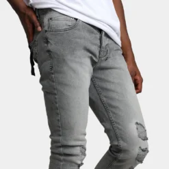 Ksubi Chitch Prodigy Trashed Pants Grey -Nuvora Fit Sales 03010261 YQ001 mens 0050 dd8e97c5 0076 4010 b60c 40ce5fb9f623