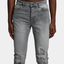 Ksubi Chitch Prodigy Trashed Pants Grey -Nuvora Fit Sales 03010261 YQ001 mens 0070 f8d741d5 4b7f 45e4 933a 64b35708aef9