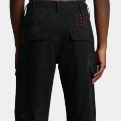Ksubi Fugitive Cargo Pants Kash Box Black -Nuvora Fit Sales 03010264 YB001 mens 0080