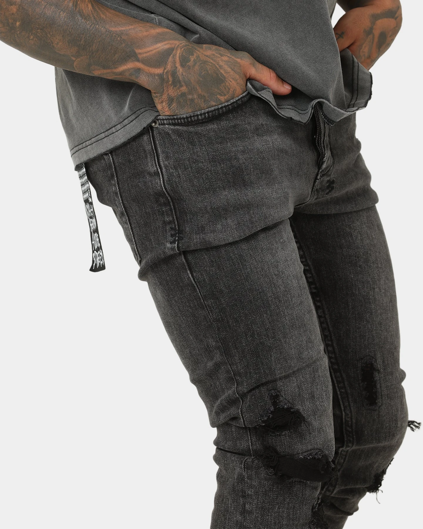 Ksubi Van Winkle Spray Out Orange Pants Black 5 Ksubi Van Winkle Spray Out Orange Pants Black - Image 3