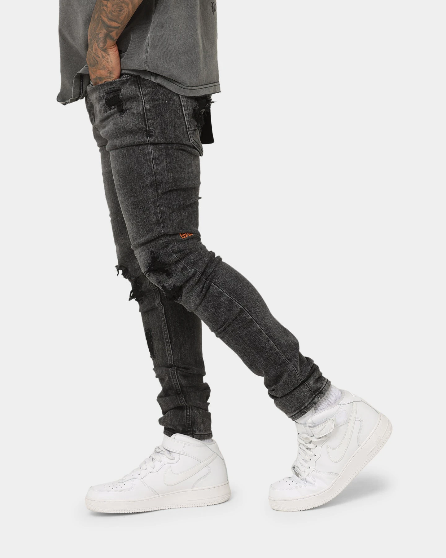 Ksubi Van Winkle Spray Out Orange Pants Black 8 Ksubi Van Winkle Spray Out Orange Pants Black - Image 6