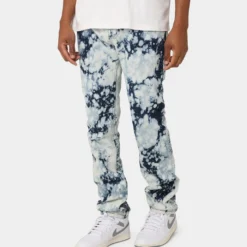 MNML D365 Splash Denim Pants Blue/White