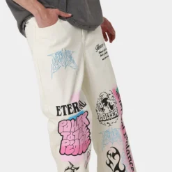 Loiter Eternal Jeans Ecru -Nuvora Fit Sales 03010468 YE017 mens 0030